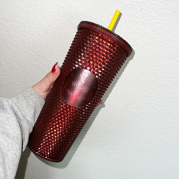 Starbucks Other - Starbucks ASU 24 OZ Studded Marroon Cold Tumbler Cup